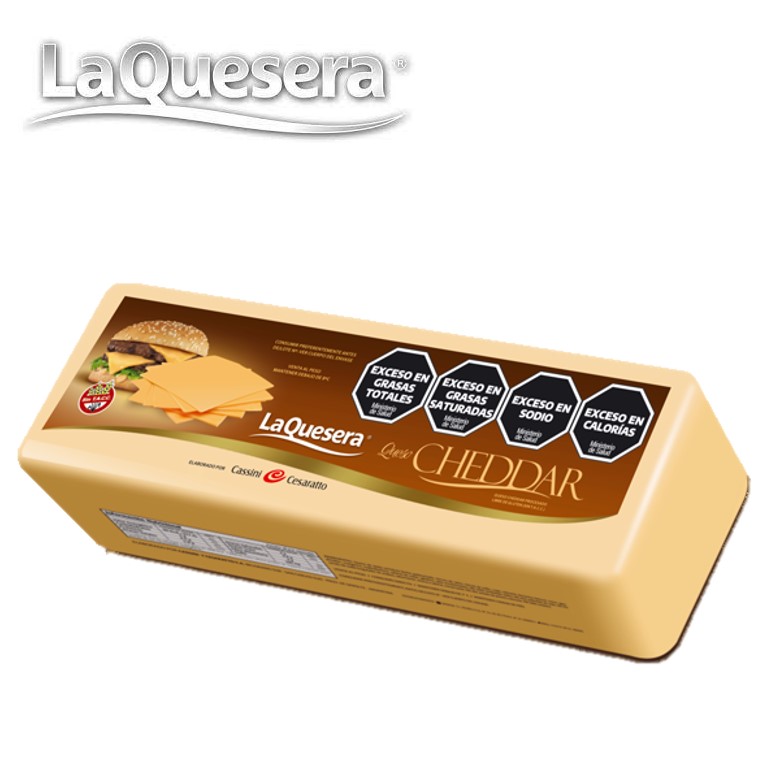 CHEDDAR LA QUESERA BARRA (3 KG)