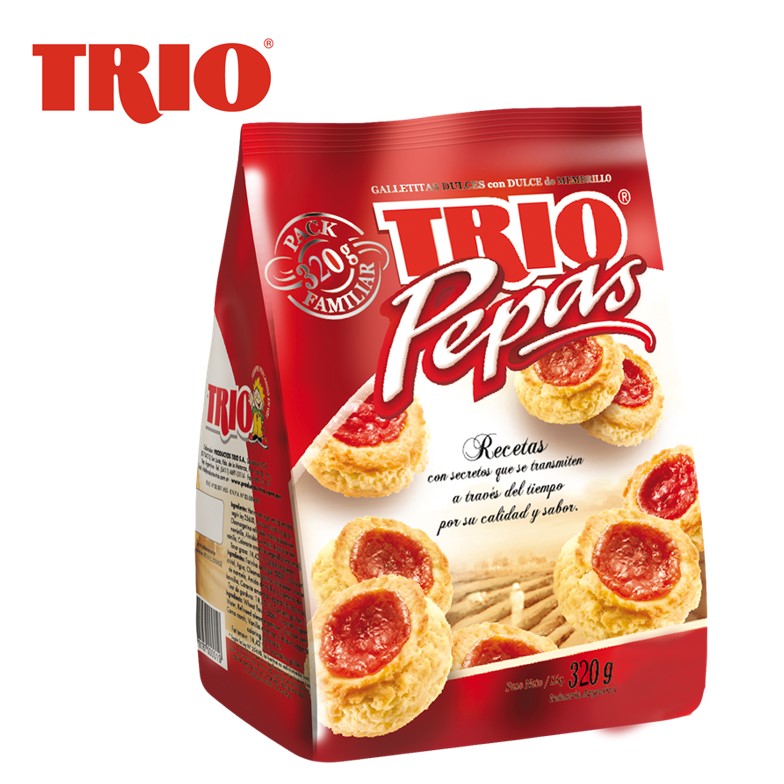 GALL TRIO 320 GR PEPAS MEMBRILLO (12XB)