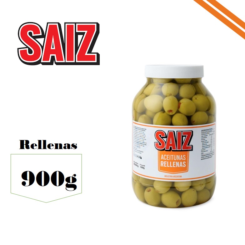 ACEITUNA RELL 900 GR SAIZ (6XB)