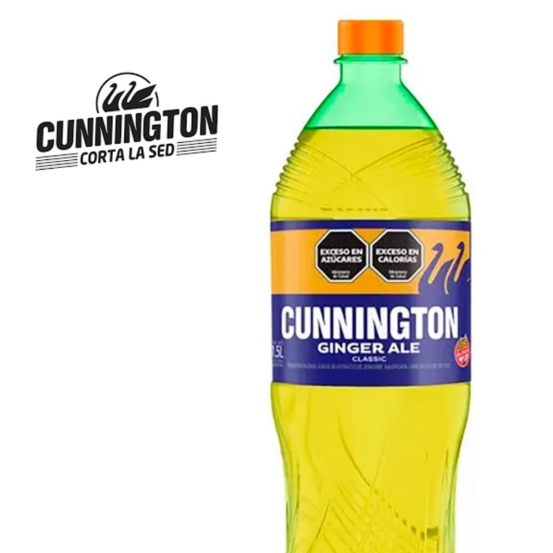 CUNNINGTON  1,5 LT GINGER ALE  6 U