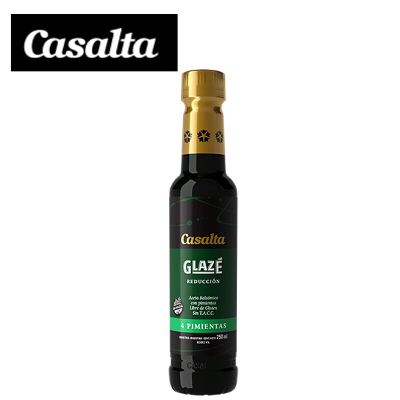 GLAZE CASALTA 250 ML 4 PIMIENTAS (12XB)