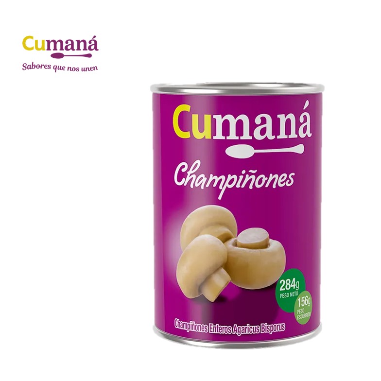 CHAMPIÑONES CUMANA 284G ENT (24XB)