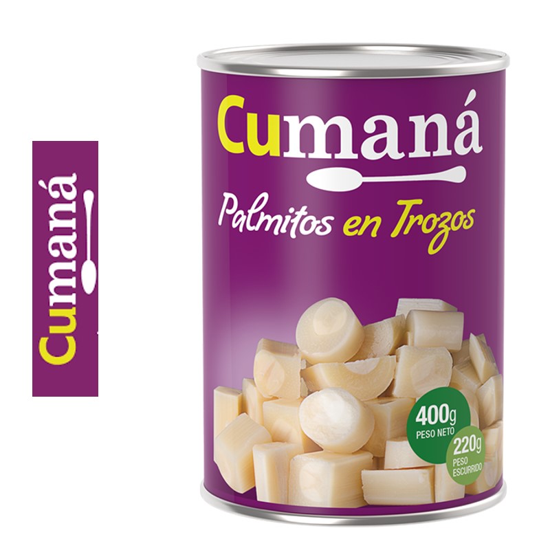 PALMITOS CUMANA 400 GR ENT (24XB)