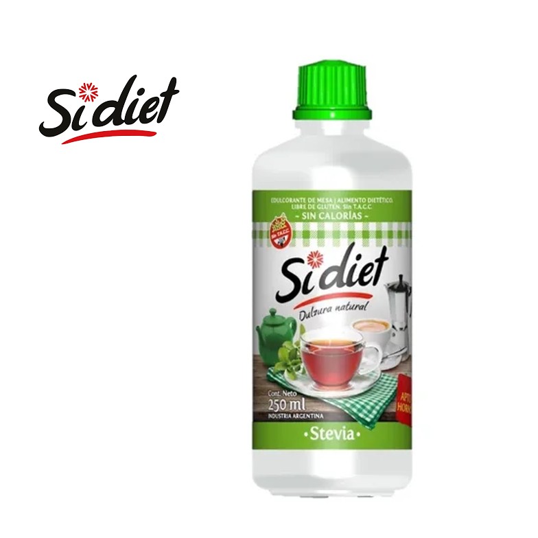 ENDULC SI DIET 250 ML ESTEVIA (6XB)