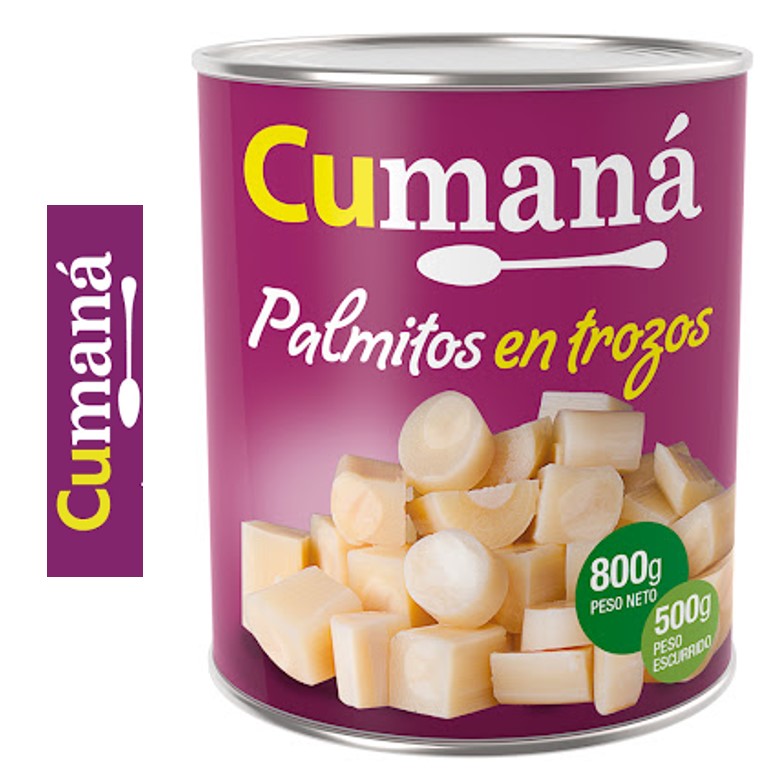 PALMITOS CUMANA 800 GR TROZOS (12XB)