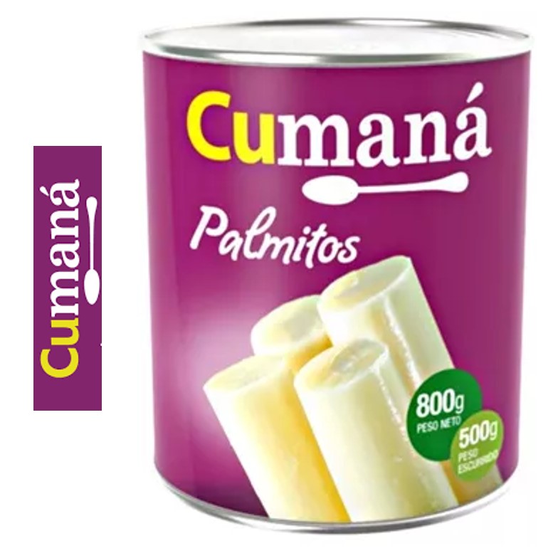 PALMITOS CUMANA 800 GR ENT (12XB)