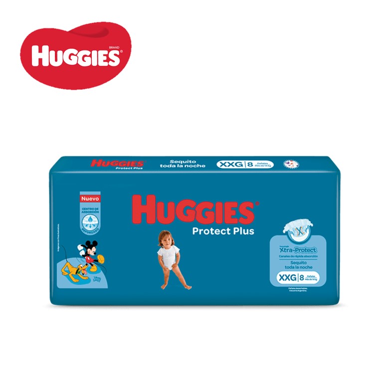 PAÑ HUGGIES 8 U XXG PROT PLUS (12XB)