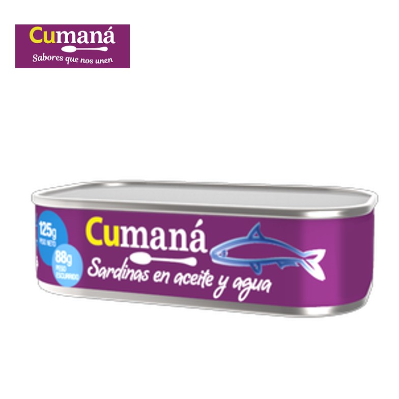 SARDINAS CUMANA 125 GR (50XB)