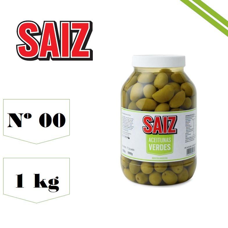 ACEITUNA GRIEGA 2000 GR SAIZ (6XB)