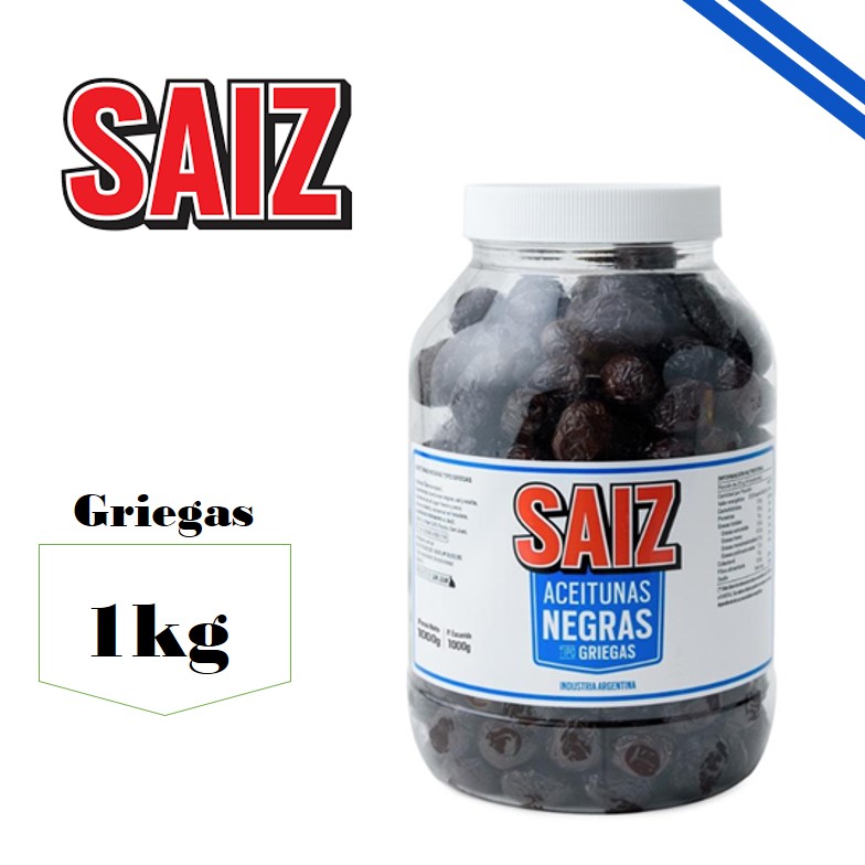 ACEITUNA GRIEGA 1000 GR SAIZ (6XB)