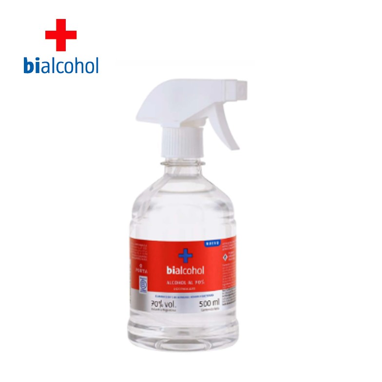 ALCOHOL BIALCOHOL 500 ML 70° GATILLO (12XB)