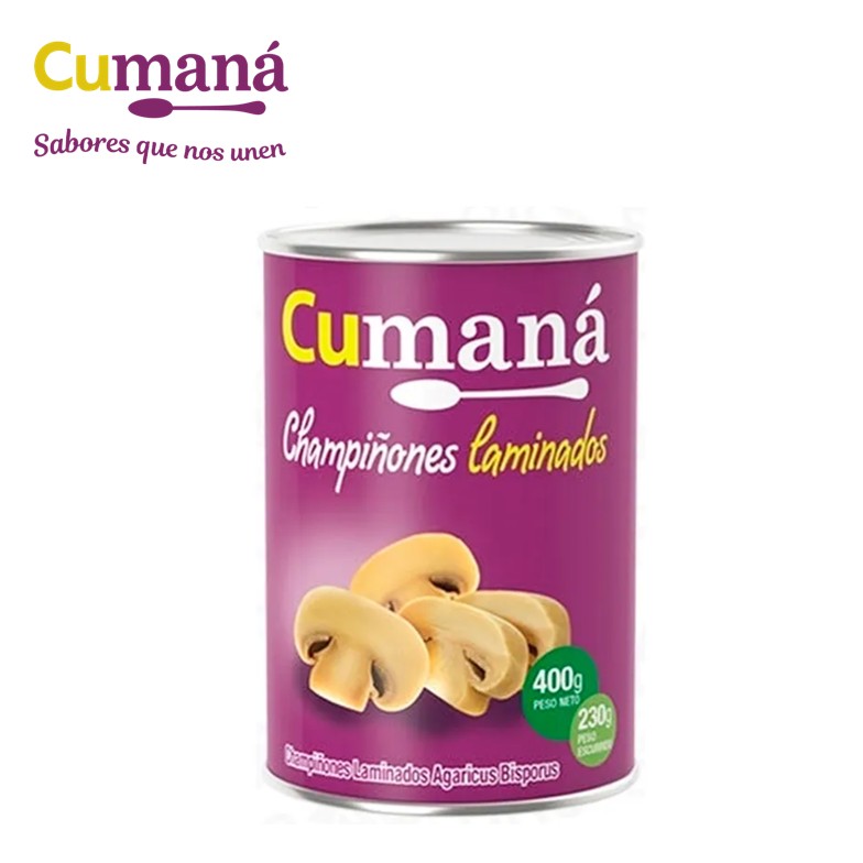 CHAMPIÑONES CUMANA 400 GR LAM (24XB)