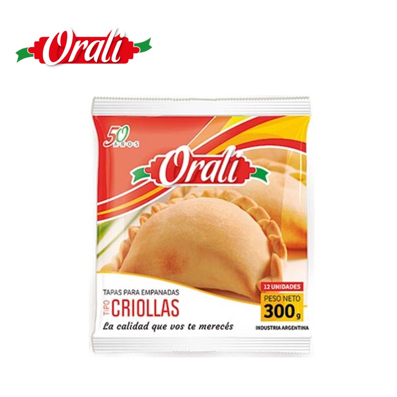 TAPA EMP ORALI 12-300 GR CRIOLLA (30XB)
