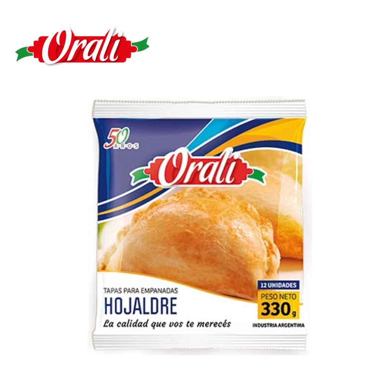 TAPA EMP ORALI 12-330 GR HOJALDRE (30XB)