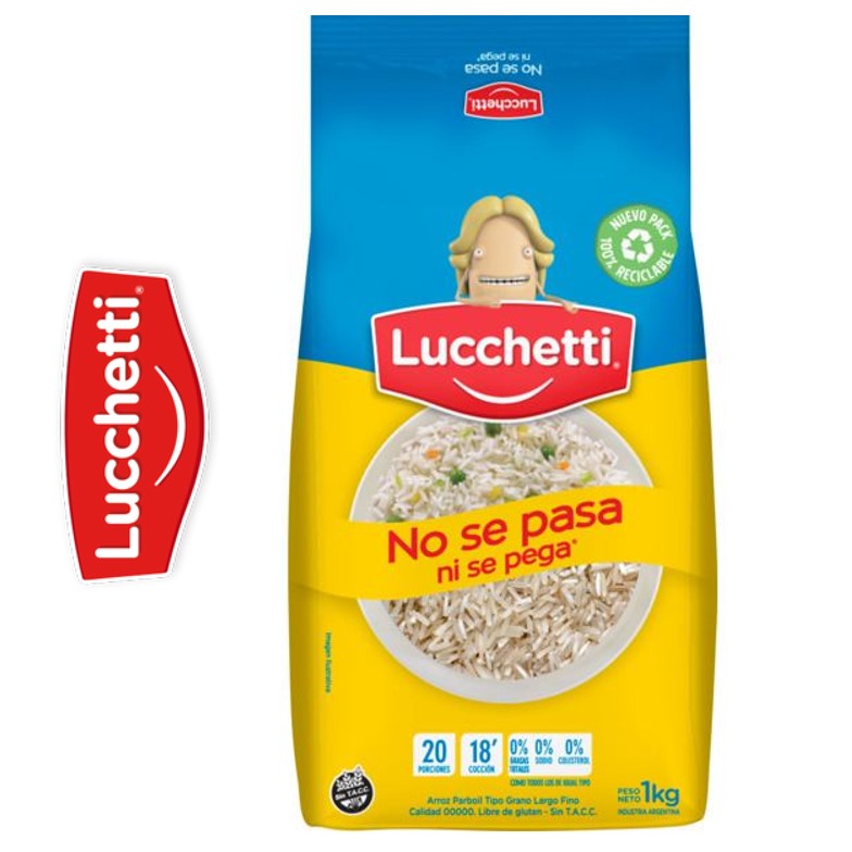 ARROZ LUCCHETTI 1 KG PARBOIL (10XB)