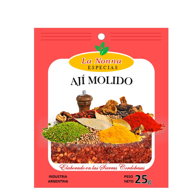 AJI MOLIDO LA NONNA 25 GR (15XB)