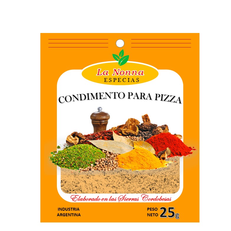 COND PIZZA LA NONNA 25 GR (15XB)