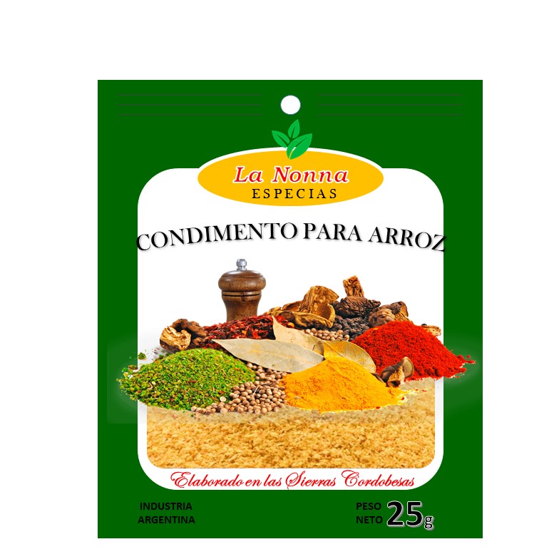 COND ARROZ LA NONNA 25 GR (15XB)