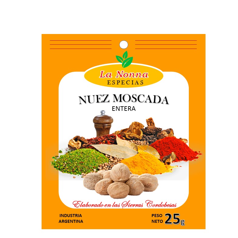 NUEZ MOSCADA LA NONNA 25 GR ENTERA (2UXB)