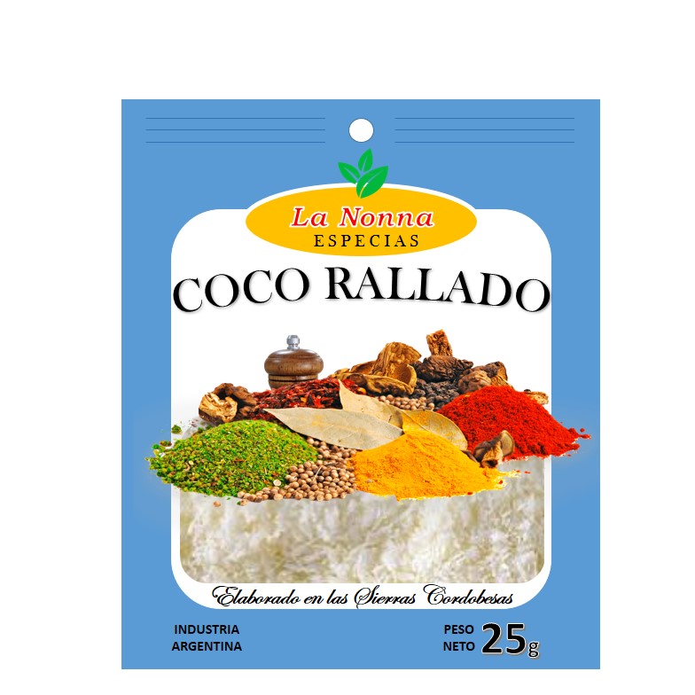 COCO LA NONNA 25 GR RALLADO (15XB)