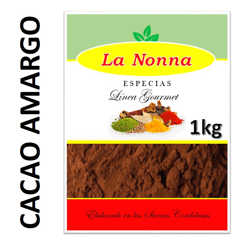 CACAO LA NONNA 1 KG AMARGO