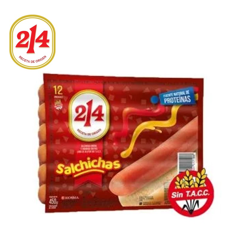 SALCHICHAS 214 12 U (1XB)