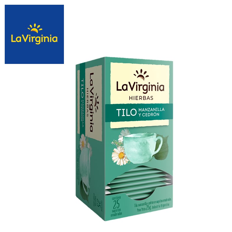 VIRGINIA TE 25 U TILO C/MANZ/CEDRON (6XB)