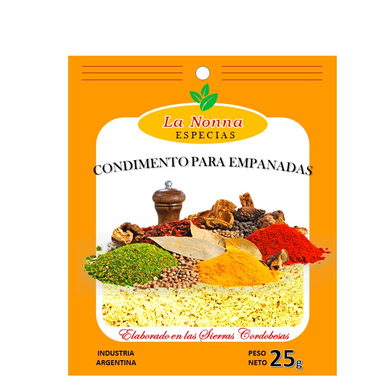 COND EMPANADAS LA NONNA 25 G (1XB)