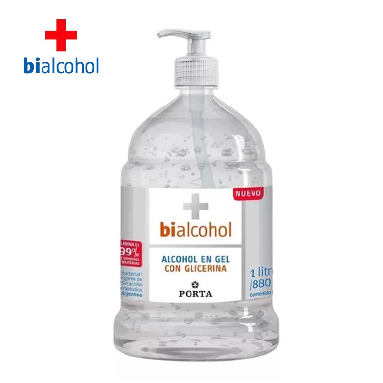 ALCOHOL BIALCOHOL 1 LT GEL C/VAL (12XB)
