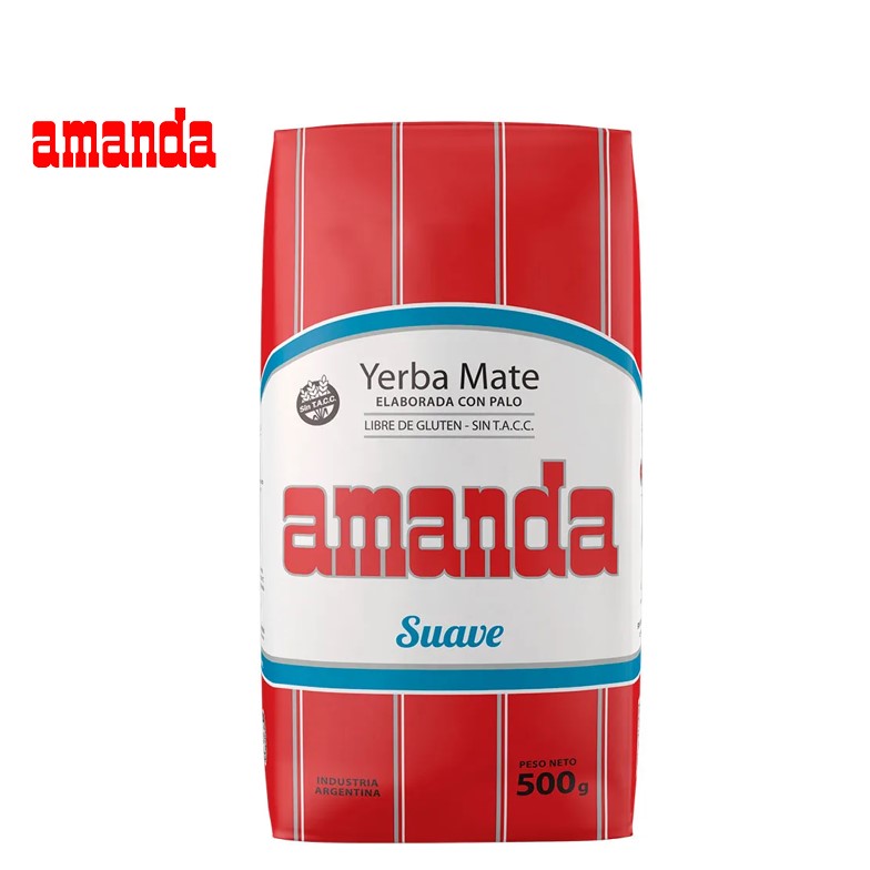 YERBA AMANDA 500 GR SUAVE (10XB)