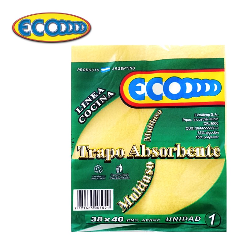 PAÑO ECOO ABSOR CHICO