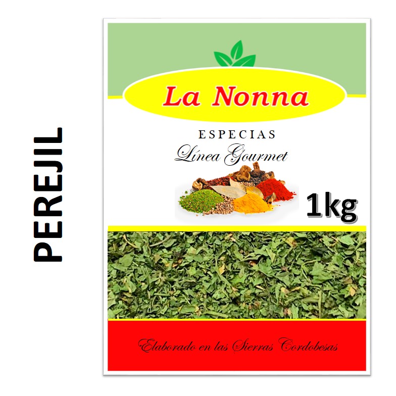 PEREJIL LA NONNA 1 KG DESHIDRATADO (1XB)