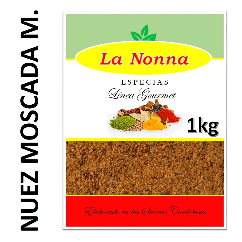 NUEZ MOSCADA LA NONNA 1KG MOLIDA (1XB)