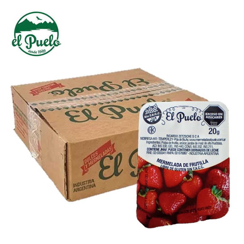 MERM EL PUELO 120X20 GR FRUTILLA CAJA