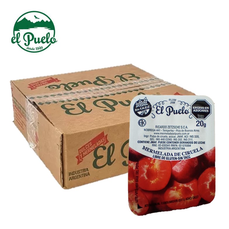 MERM EL PUELO 120X20 GR CIRUELA CAJA