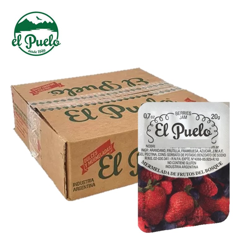 MERM EL PUELO 120X20 GR FRUT BOSQUE CAJA