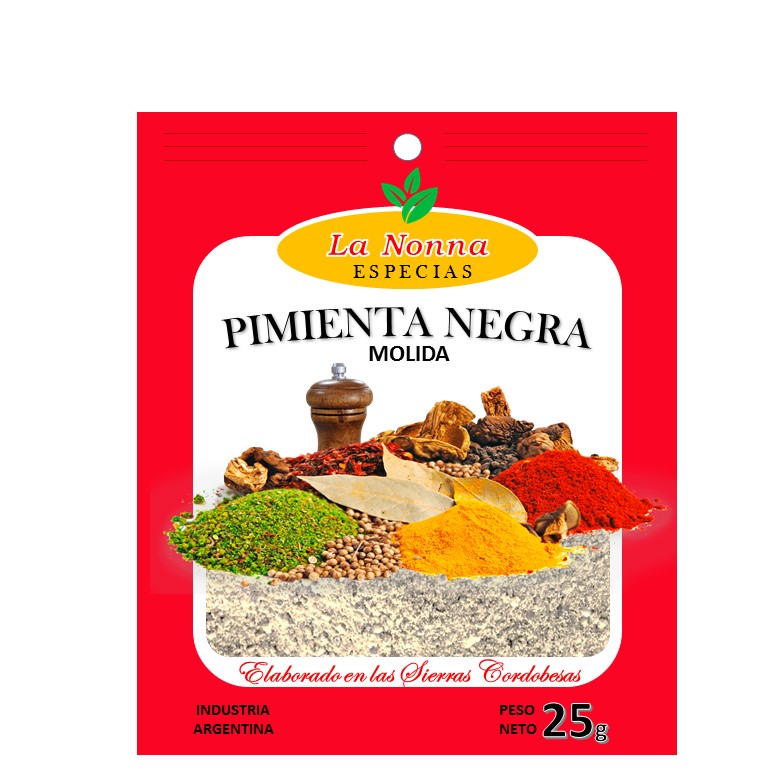 PIMIENTA LA NONNA 25 GR NG MOL (15XB)