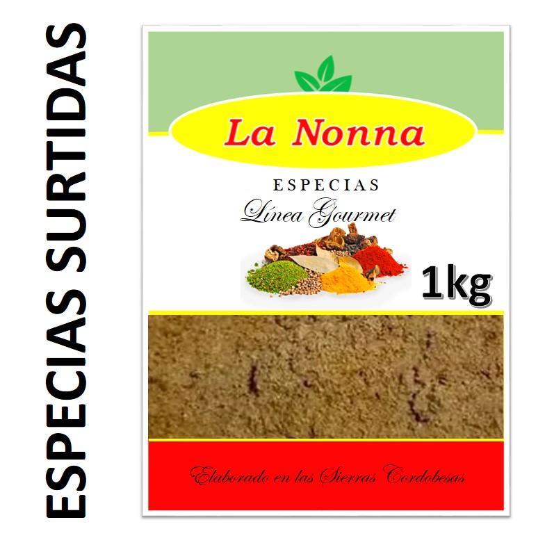 ESPECIAS SURTIDAS LA NONNA  1 KGR (1XB)