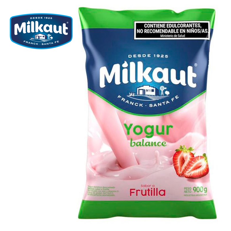 YOGUR MILKAUT 900 GR BCE FRUT (10XB)