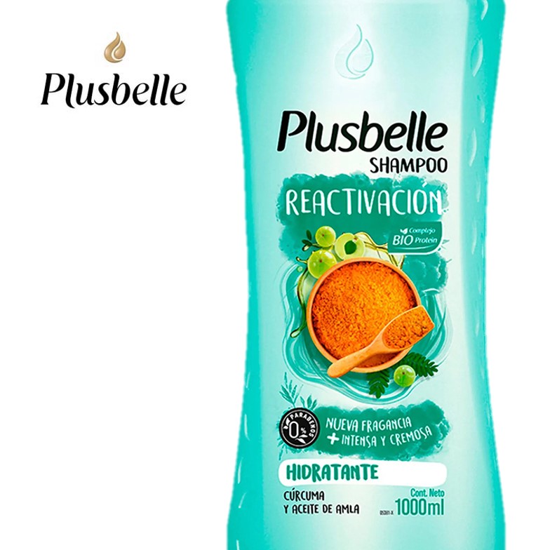 SHAMPOO PLUSBELLE 1 LT VITALIDAD/RENOVAD (12XB)