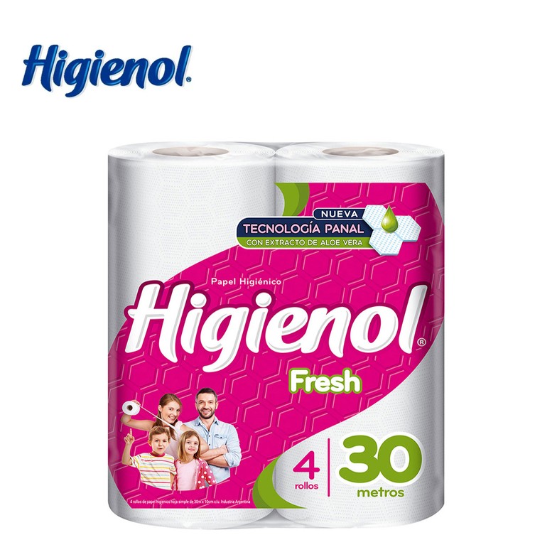 PAPEL HIG HIGIENOL TEXTURADO 4 X 30 MTS (12XB)