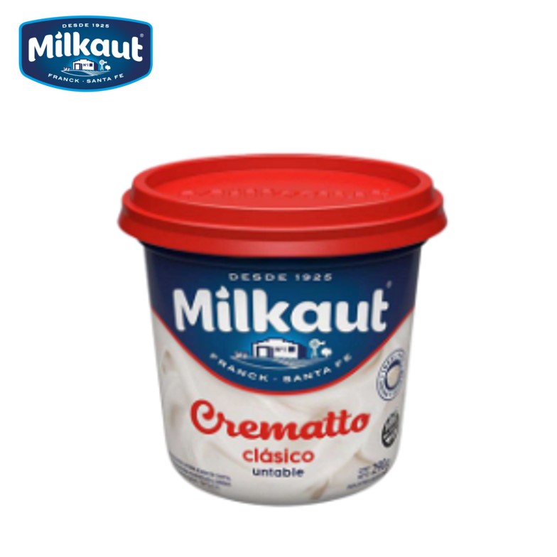 QUESO CREMA MILKAUT 285 GR CREMATTO(12XB)