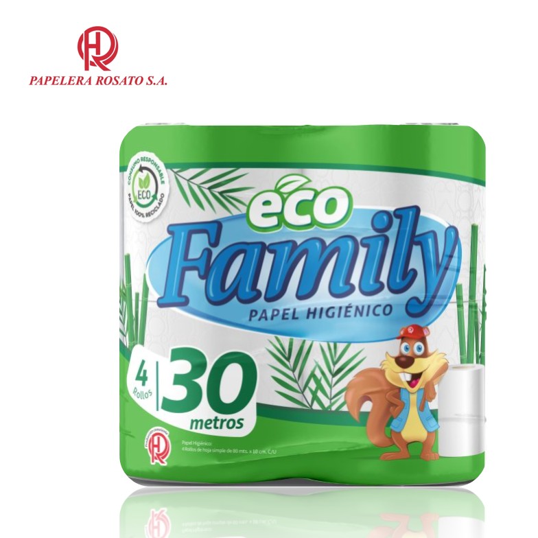 PAPEL HIG ECO FAMILY 4X30 M (12XB)
