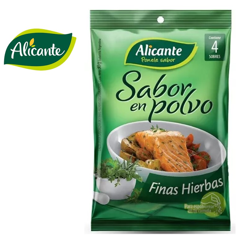 SABOR POLVO ALICANTE 4X7,5 GR FINAS HIERBAS (10XB)
