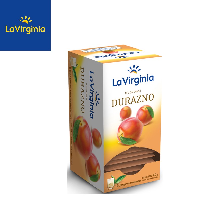 VIRGINIA TE 20 U C/DURAZNO (6XB)