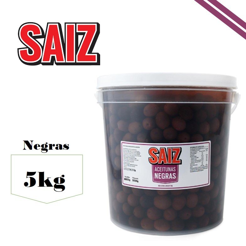 ACEITUNA NEGRA 5000 GR SAIZ BALDE