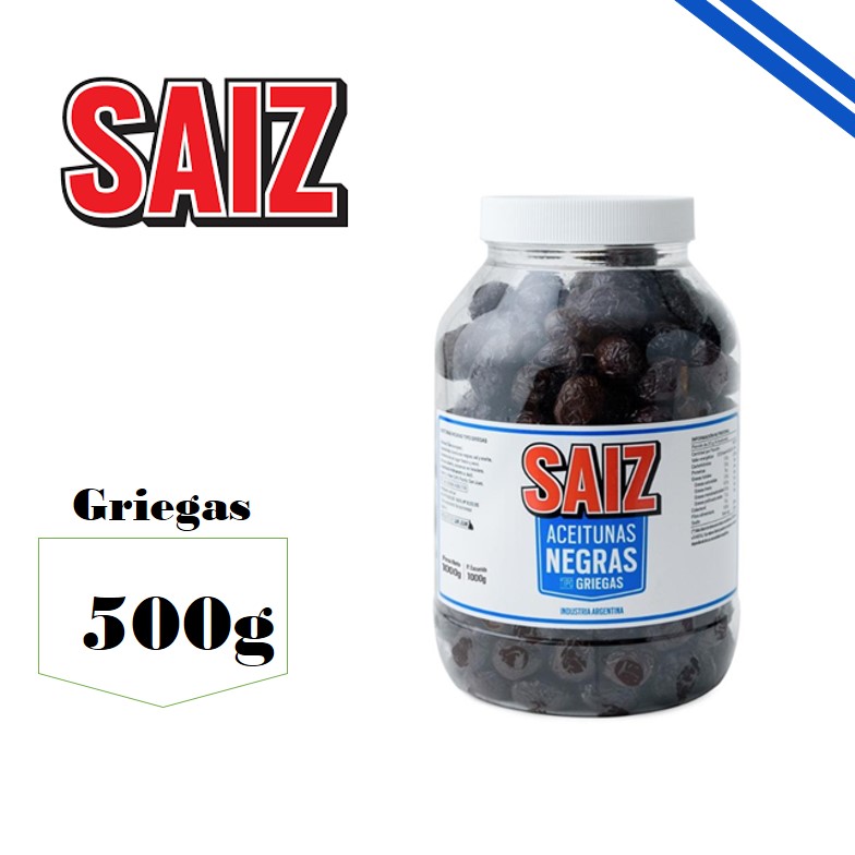 ACEITUNA GRIEGA 500 GR SAIZ (6XB)