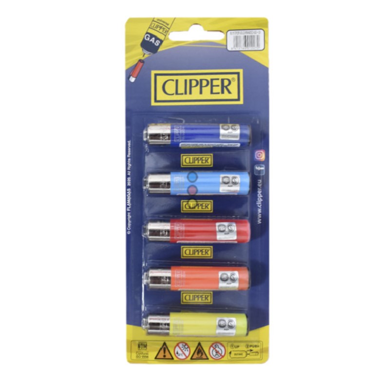 ENCENDEDOR CLIPPER 5 UN MAXI SOLID