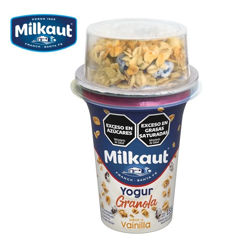 YOGUR MILKAUT 155 GR VAIN C/GRAN (20XB)