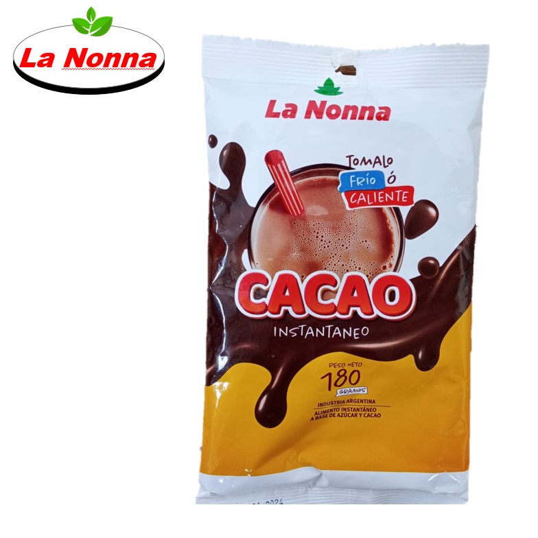 CACAO LA NONNA 180 GR AZUCARADO (25UXB)